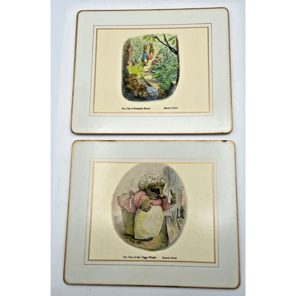 Beatrix Potter Placemats Set of 6 Lady Clare Matador 9.5